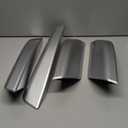 Car Roof Rack End Caps Fit For Toyota 4Runner 4WD N210 2003 2004 2005 2006 2007 2008 2009 Roof Rack Accessories Roof Rail End Cover Roof Luggage Rail Rack Protection Cover Shell Trim 4 Pcs Silver