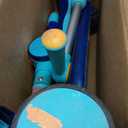 Unbreakable & Never Fall Down 2-in-1 Scooters Kids 3 Wheel Kick Scooter for Boys Girls Ages 3-8, Adjustable Height & Seat, Widened Non-Slip Deck, More Safer for Beginner Toddlers