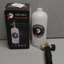 Tool Daily Foam Cannon with 1/4 Inch Quick Connector, 1 Liter, 5 Pressure Washer Nozzle Tips