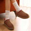 Forfoot Slippers for Women, House Slippers Snow Boots for Women Platform Boots Slipper Ankle Boots (8)