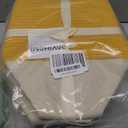 DAVIHOMI 3Pack Rectangular Woven Cotton Rope Basket for Storage, Gift Baskets for Handles, Cloth Storage Baskets for Organizing-13.5" x 11" x 9.5" home decor for Living Room, Bathroom-Yellow