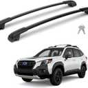 300Lbs Lockable Roof Rack Crossbars Compatible with Subaru Forester Wilderness 2022-2026, Heavy Duty Aluminum Anti-Corrosion Cross Bar Fit Luggage Luggage Kayaks Bicycles Snowboard