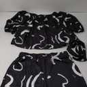 Womens Sexy 2 Piece Outfit Floral Print Jumpsuit Clubwear Summer Romper (1 Black & White)