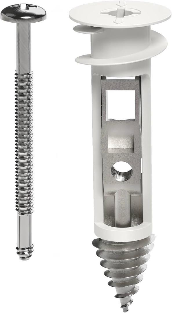 Heavy Duty Drywall Anchors and Screws Kit Including Toggle Anchors & Screws Durable Zinc Plastic Self Drilling Drywall Anchors for Hanging Pictures & More