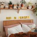 390 PCS Bulletin Board 40 Sheets Letters Large Letter Stickers Vinyl Waterproof Self-Adhesive Alphabet Sticker Letters for Poster Board Display Classroom School Mailbox Home Decor (4 Inch, Gold)