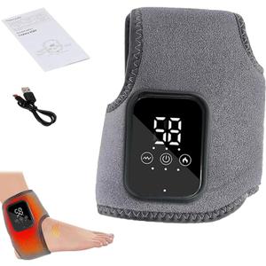 1PCS Foot  Massager for Neuropathy, Portable Triple Method Ankle Wrap with 3 Vibration Modes, Massager for Heel, Arch & Ankle Relief