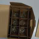 Energetic B10 B11 LED Filament Bulb E26 Candelabra Medium Base 4000K Cool White, 4W(40W Equivalent) 300 Lumens Dimmable Decorative Candle Light Bulb, Pack of 6