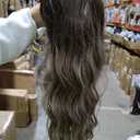  Hair Extensions Light Brown to Blonde Highlights Balayage Hair, 22 inch