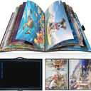ALL4JIG 20.87"*28.15" Puzzle Binder Space-Saving Storage Folder for 5001000 Piece Puzzle Collection, Holds 20 Puzzles, HD Film Pockets, Birthday Gift for Mom & Grandma