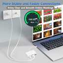 Type C to RJ45 Ethernet Adapter Network Adapter, with Charge Port and USB Port Support USB Flash Drive/Keyboard/Mouse/Came, Plug and Play,Supports 100Mbps Ethernet Network