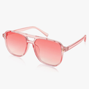 FEISEDY Retro Square Aviator Sunglasses Women Men 70s Vintage Trendy Plastic Frame Sun Glasses B2835