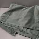 MIULEE Blue Grey Decorative Velvet Throw Pillow Covers Soft Pillow Covers Soild Square Cushion Case for Sofa Bedroom 18x18 Inch 45x45 cm