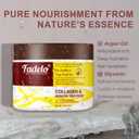 Collagen+Keratin Hair Mask - Deep Repair for Damaged Hair with Argan Oil and Vitamin E - Hydrating Treatment for Dryness and Damage-150 ml (Refreshing), Yellow (10.14 Fl Oz (Pack of 1), Floral)