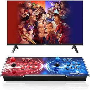 32000 in 1 Arcade Game Console with Dual Joysticks, 1-4 Players