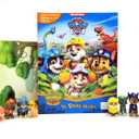 Paw Patrol Dino Rescue My Busy Books - Storybook, 10 figurines, playmat