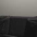 Back Seat Extender for Dogs, Hard Bottom Dog Car Seat Cover for Truck Back Seat, Dog Hammock for Car, Upgraded PU Leather Material, Larger Space, Holds 400lbs (XL, Black+ Orange)