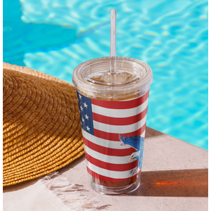 LUUM GLO&GO LED 18OZ TUMBLER Blue FRWRK