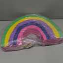 BLUE PANDA Rainbow Pinata for Pride, Baby Shower, Kids Birthday Party Decorations, (Small, 16.8 x 3.0 x 10.7 Inches)