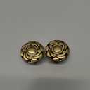 2 Pack Brass Cabinet Knobs Antique Floral Pattern Cupboard Knobs Metal Drawer Knobs Solid Brass Kitchen Hardware Black Round Knobs Handles for Cabinet Drawer Wardrobe (Single Hole, Black) (Single Hole, Black)