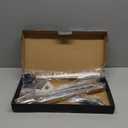 GRILLART BBQ Tools Grill Tools Set -18Inch Grilling Tools BBQ Set - Grill Accessories w/BBQ Tongs, Spatula, Fork, Brush- Stainless Grill Kit Grilling Set - Gift Ideas BBQ Accessories Gifts for Men Dad (Black)