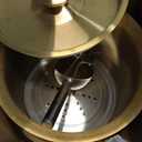 3L Double Wall Insulated Stainless Steel Ice Bucket with scoop for Cocktail Bar,Metal Ice Bucket for freezer with Lid for parties.ice Container to Keep Ice Colder,bar cart accessories(black) (3.0 Liters)