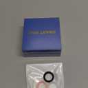 Smart Ring for Women & Men with Display, Health Ring with Heart Rate, Sleep Monitor, IP68 Waterproof Fitness Ring, Fitness Tracker Ring, No APP Fee for iPhone and Android (Pink, 8#)