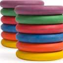 Champion Sports Deck Tennis Rings: Outdoor Party, Beach & Playground Game for Adults, Kids & Families - Set of 12 Rubber Disks for Tennikoit Games