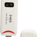 4G LTE USB Modem, Portable Router Mobile Internet Devices for Home Travel Office, Mobile Hotspot Network Router with SIM Card Slot, Support 10 Devices