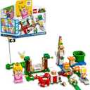 LEGO Super Mario Adventures with Peach Starter Course, Buildable Game, Toy with Interactive Figure, Yellow Toad & Lemmy, Birthday Gift Idea for Kids, Girls & Boys, 71403