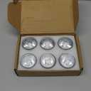 SerBion GU10 120V 50W Halogen Light Bulbs for Track and Range Hood, GU10+C Candle Warmer Lamp with Dimmable, 2700K Warm White, 6000+Hours Long-Lasting Pack of 6