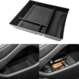 Lower Center Console Tray Compatible with Hyundai Santa Fe 2021 2022 2023 Accessories,Console Insert Secondary Storage Tray.