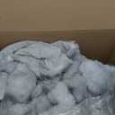 Lotus Karen Faux Fur Blanket - Tie-Dye Gray Twin Size, Big Bubble Rabbit Fluff, Thick Furry Plush Shaggy Blanket for Men, 60x80 Inches