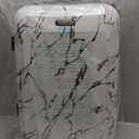 American Tourister Moonlight Hardside Expandable Luggage with Spinner Wheels, Marble, Carry-On 21-Inch