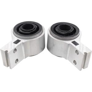 NewYall Pair Front Lower Rearward Suspension Control Arm Bushing with Bracket Housing for Ford Explorer 2011-2019 Police Interceptor Utility 2013-2019 Left Driver and Right Passenger Side