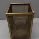 Honeybloom Metal Mesh Pillar Candle Holder 10in 