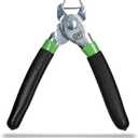 Hog Ring Pliers Kit (200 Pack of 3/4" Galvanized Steel Hog Rings Included) Perfect for Furniture Upholstery, Auto Upholstery, Meat & Sausage Casings