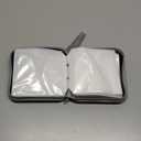 Bivisen CD/DVD Case Wallet, 48 Capacity, Black, Plastic, Portable, Lightweight