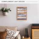 MCS Canvas Float Frame, 12x16, Walnut Woodgrain, 12x16 without Mat