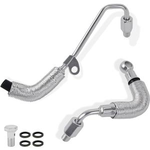 55567067 55568031 Turbocharger Cooling Feed Line Pipe & Coolant Return Hose Line Compatible With Chevy Buick Vehicle 2011-2021 Cruze Sonic Trax 2013-2021 Encore - Durable and Easy Install