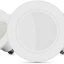 Feit Electric 5-6 inch InstaTRIM Adjustable Neck Recessed LED Downlight - 2700K Soft White - Dimmable - Pre-Mounted Trim - 65W Equivalent - 45 Year Life - 850 Lumen - High CRI | 6-Pack
