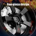 Gaemi M14x1.5 Spline Lug Nuts,24 PCS Black Wheel Lug Nuts with Socket Key,2 inches Length with Cone Seat for Aftermarket Wheels