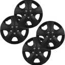 OCPTY OEM Replacement Pack of 4 Corrosion-Free & Sturdy  Full Heat & Impact Resistant Grade Wheel Covers Snap Clip-On Auto Tire Rim Replacement for 15 inch