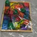 Melissa & Doug Primary Lacing Beads  30 Wooden Beads for Crafts & 2 Laces in Toy Storage Box, Small Beads for Kids Arts and Crafts Kits, Preschool Learning Toys for Girls & Boys Ages 3+