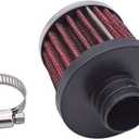 Parking Heater Universal Air Filter,25mm Connector with Clamp for Webasto Eberspacher Parking Heater