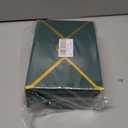 szkoo 100 Pack 5x7 Envelopes, Dark Green A7 Card Christmas Envelopes V Flap Envelope Gold Borders for Invitations, Weddings, Parties & Greeting Cards