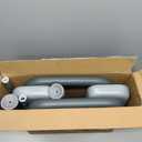 Toilet Seat Risers for Seniors, Raised Toilet Seat with Padded Handles & Seat, 400 LBS Raised Toilet Seat with Adjustable Height & Width for Pregnant, Disabled, Handicapped,(Gray)