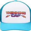 Stranger Things Netflix Series Blue & White Thinking Hat Trucker Hat