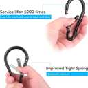 Carabiner Caribeaner Clip,Extra Large 4" Aluminum Carabeaner Keychain Hook,Spring Snap Key Chain Clip