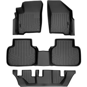 MAXLINER Custom Fit Floor Mats 3 Row Liner Set Compatible with 2010-2020 Dodge Journey