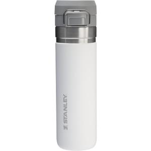 Stanley Quick Flip GO Water Bottle 24 oz | Push Button Lid | Leakproof and Packable for Travel and Sports | Insulated Stainless Steel | BPA-Free | Frost